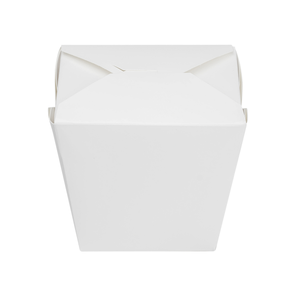 Karat 32oz Food Pail / Paper Take-out Container - White - 450 ct,  FP-FP32W