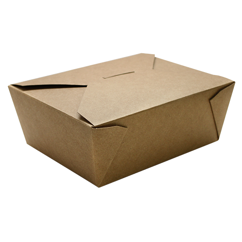 Karat 48oz Fold-To-Go Box #8 - Kraft - 300 ct