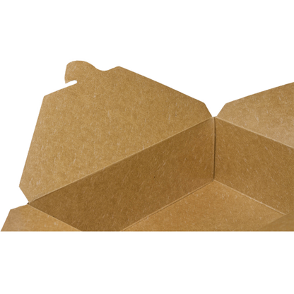 Karat 76oz Fold-To-Go Box #3 - Kraft - 200 ct