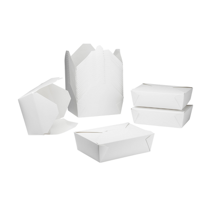 Karat 76oz Fold-To-Go Box #3 - White - 200 ct