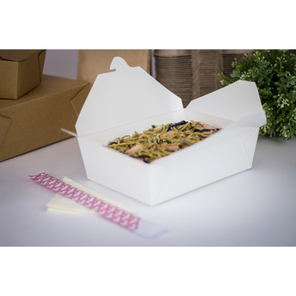 Karat 76oz Fold-To-Go Box #3 - White - 200 ct