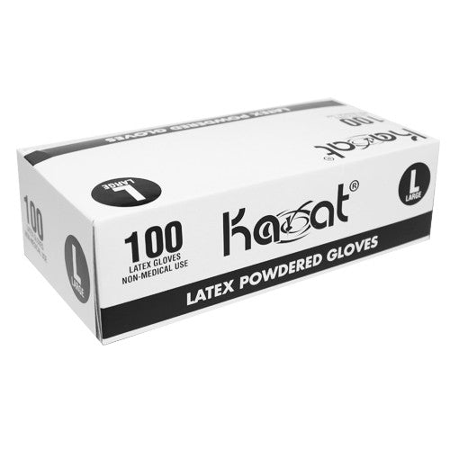 Karat Latex Powdered Gloves (Clear) - Large - 1,000 ct