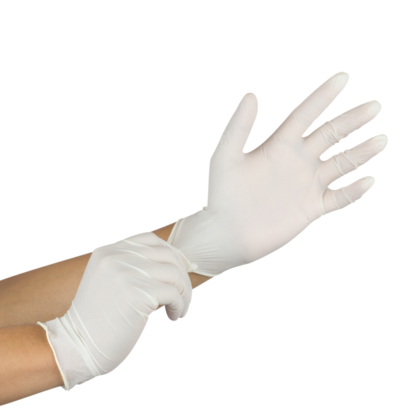 Karat Latex Powdered Gloves (Clear) - Large - 1,000 ct