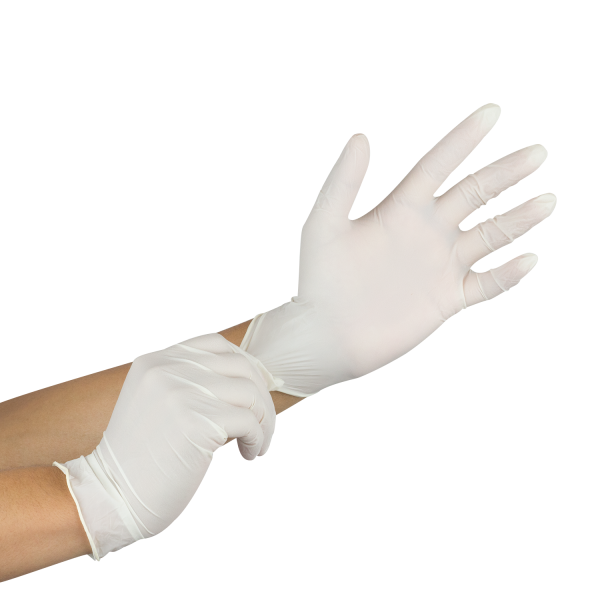 Karat Latex Powder-Free Gloves (Clear) - Large - 1,000 ct