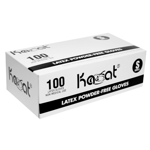 Karat Latex Powder-Free Gloves (Clear) - Small - 1,000 ct