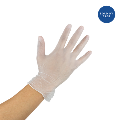 Karat Vinyl Powder-Free Gloves (Clear) - Small - 1,000 ct