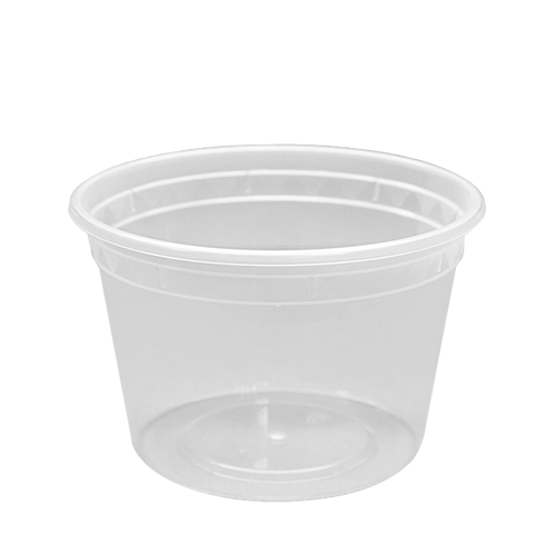 Karat 16oz PP Injection Molded Deli Containers & Lids - 240 ct
