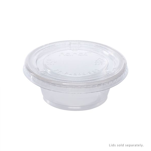 Karat 1oz Squat PP Portion Cups - Clear - 2,500 ct