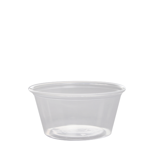 Karat 3.25oz PP Plastic Portion Cups - Clear - 2,500 ct