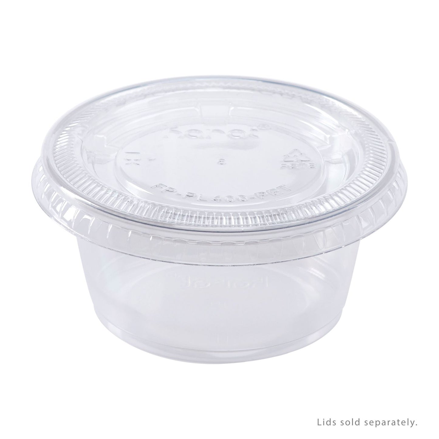 Karat 3.25oz PP Plastic Portion Cups - Clear - 2,500 ct