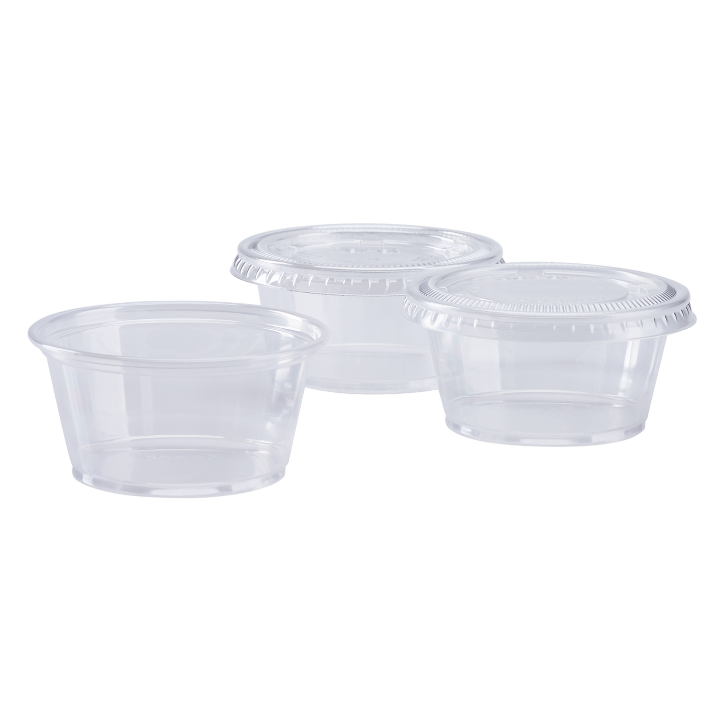 Karat 3.25oz PP Plastic Portion Cups - Clear - 2,500 ct