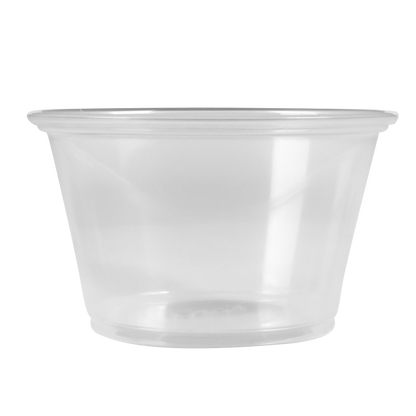 Karat 4oz PP Plastic Portion Cups - Clear - 2,500 ct