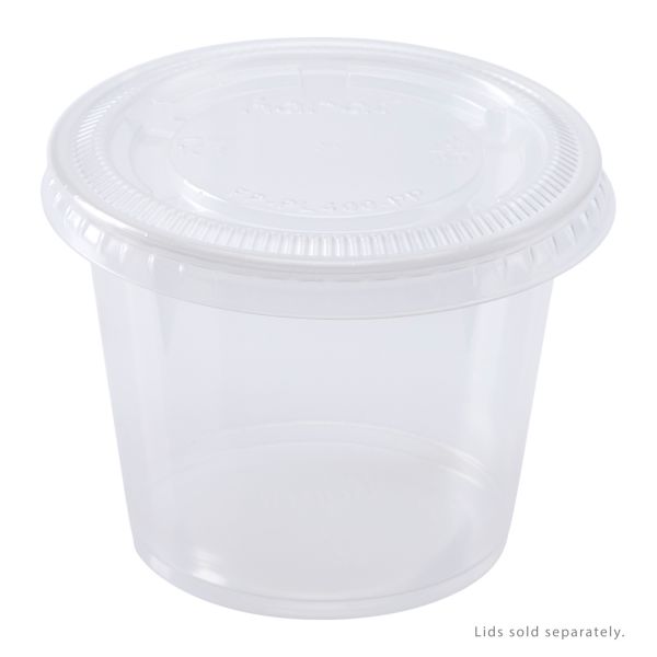 Karat 5.5oz PP Plastic Portion Cups - Clear - 2,500 ct