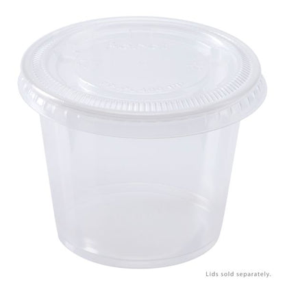 Karat 5.5oz PP Plastic Portion Cups - Clear - 2,500 ct