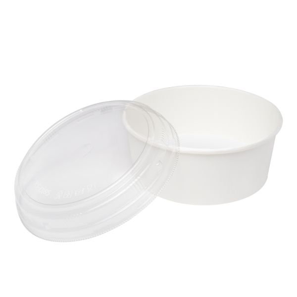 Karat 32oz Paper Short Bucket Lids - 360 ct