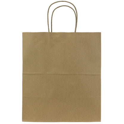 Karat Malibu (Large) Paper Shopping Bags - Kraft - 250 ct