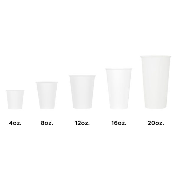 Karat Earth 20oz Eco-Friendly Paper Hot Cups - White (90mm) - 600 ct