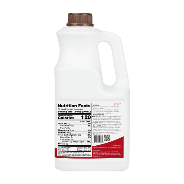 Tea Zone Hibiscus (Jamaica) Syrup (64oz) Case Of 6