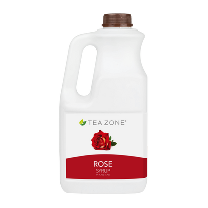 Tea Zone Rose Syrup (64oz) Case Of 6