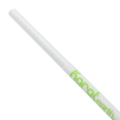 Karat Earth 10.25" Jumbo Paper Straw (5mm) Wrapped - White (1,200 ct)