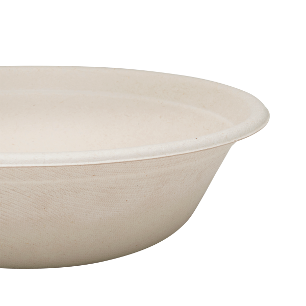 Karat Earth 32oz Bagasse Bowl, Round, Natural - 500 ct