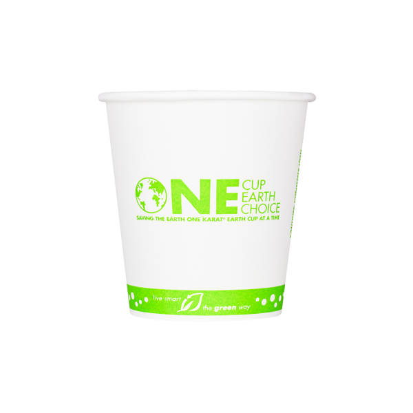 Karat Earth 10oz Eco-Friendly Paper Hot Cups - One Cup, One Earth (90mm) - 1,000 ct, KE-K510