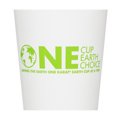 Karat Earth 16oz Eco-Friendly Paper Hot Cups - One Cup, One Earth (90mm) - 1,000 ct