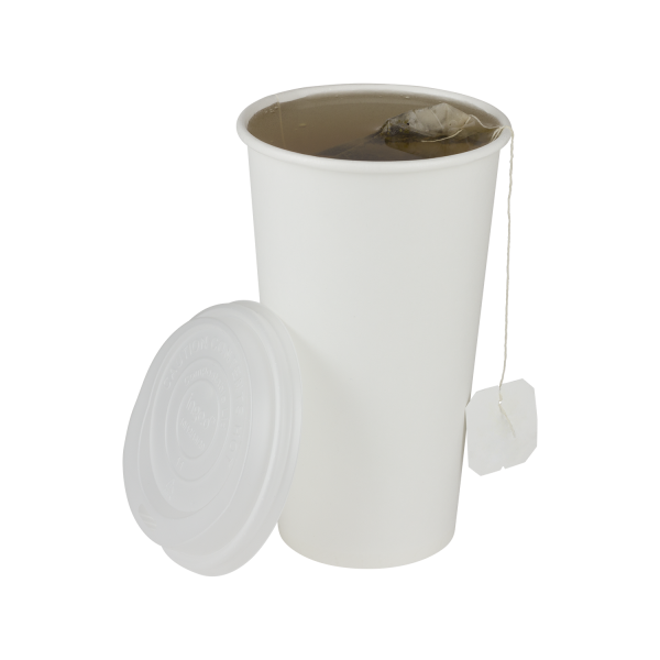 Karat Earth 20oz Eco-Friendly Paper Hot Cups - White (90mm) - 600 ct