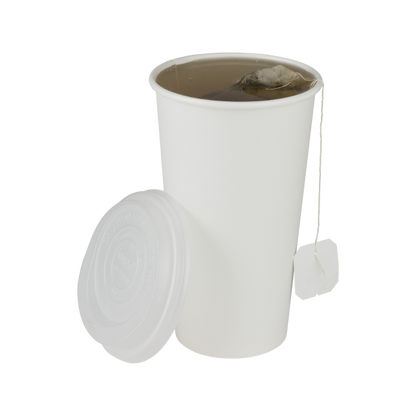 Karat Earth 20oz Eco-Friendly Paper Hot Cups - White (90mm) - 600 ct