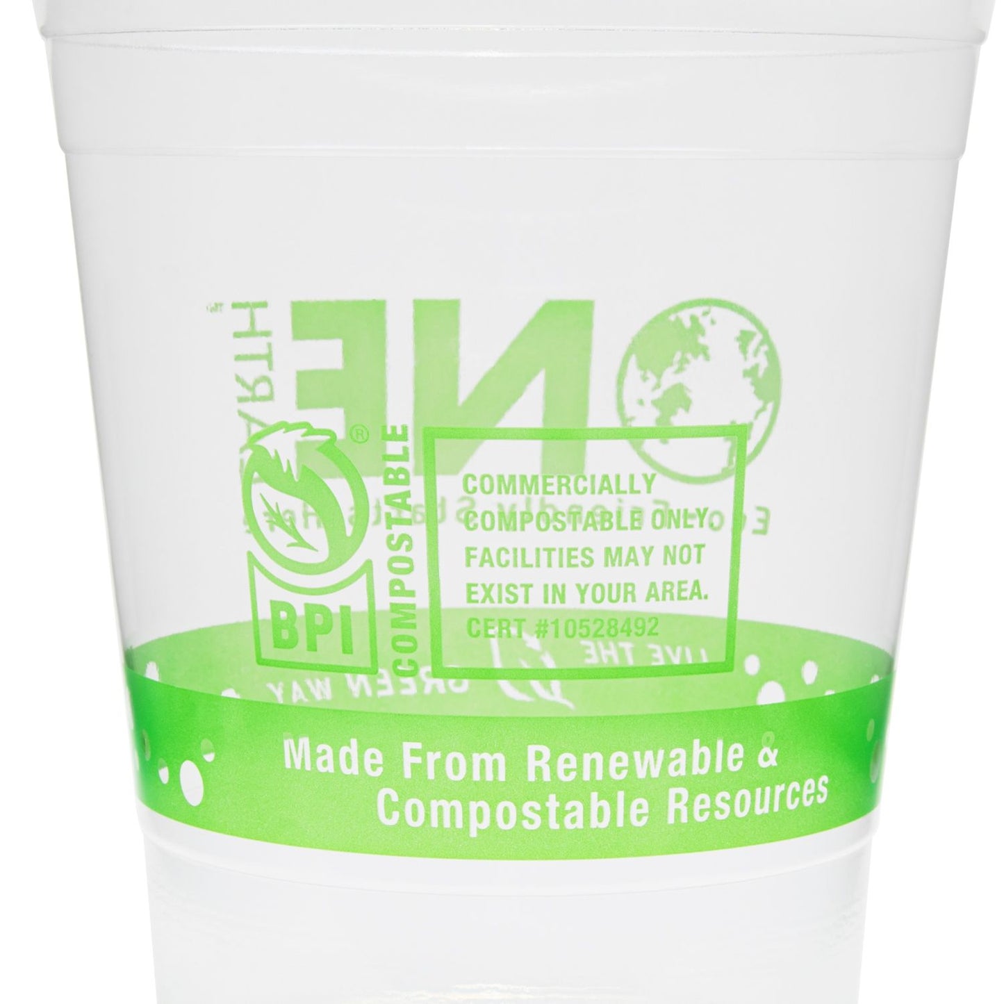 Karat Earth 16oz PLA Eco-Friendly Cups - Generic (98mm) - 1,000 ct