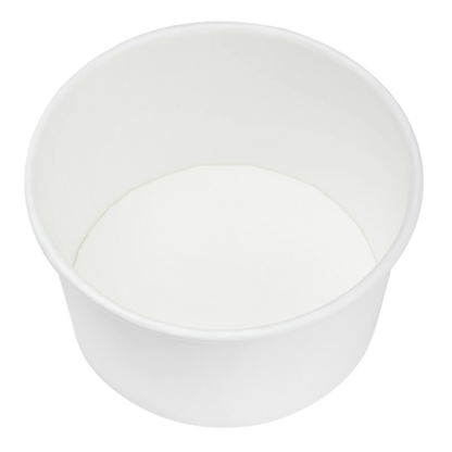 Karat Earth 12oz Eco-Friendly Paper Food Containers - White (114.6mm) - 500 ct