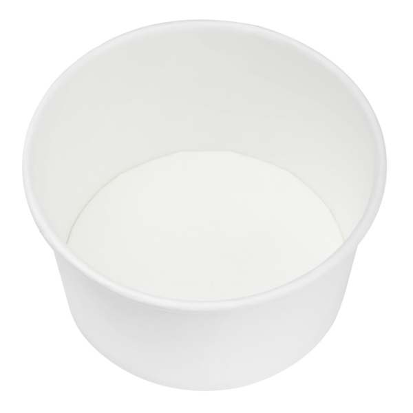 Karat Earth 12oz Eco-Friendly Paper Food Containers - White (114.6mm) - 500 ct