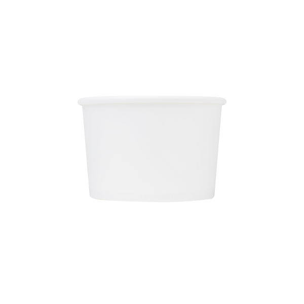 Karat Earth 8oz Eco-Friendly Paper Food Containers - White (90.8mm) - 1,000 ct