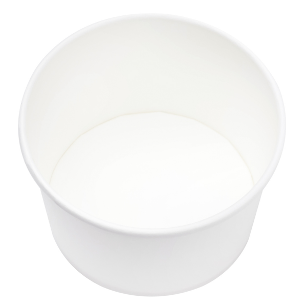 Karat Earth 8oz Eco-Friendly Paper Food Containers - White (90.8mm) - 1,000 ct