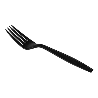 Karat Earth Heavy Weight Bio-Based Forks - Black - 1,000 ct