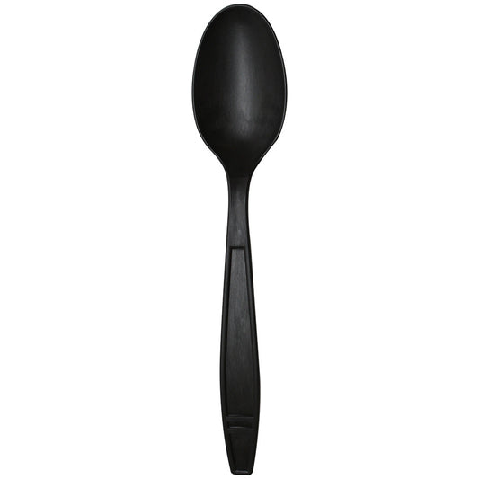 Karat Earth Heavy Weight Bio-Based Tea Spoons - Black - 1000 ct, KE-U2023B