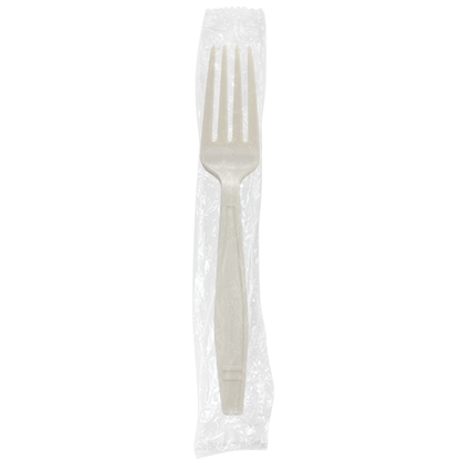 Karat Earth Heavy Weight Bio-Based Forks - Wrapped - 1,000 ct