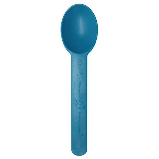 Karat Earth Heavy Weight Bio-Based Spoons - Teal Blue - 1,000 ct, KE-U2300 (Blue)