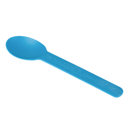 Karat Earth Heavy Weight Bio-Based Spoons - Teal Blue - 1,000 ct, KE-U2300 (Blue)