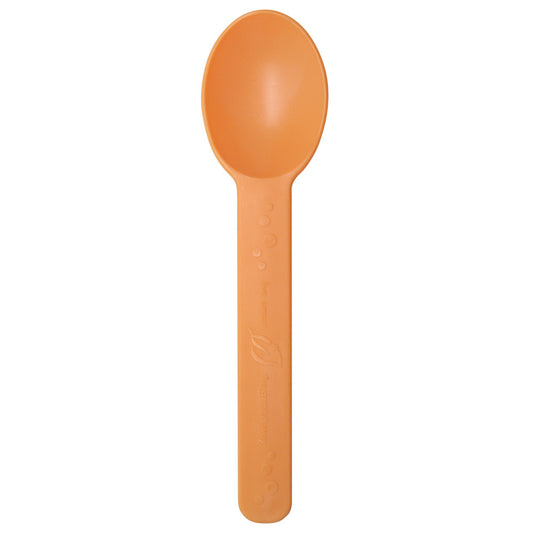 Karat Earth Heavy Weight Bio-Based Spoons - Tangerine Orange - 1,000 ct, KE-U2300 (Orange)