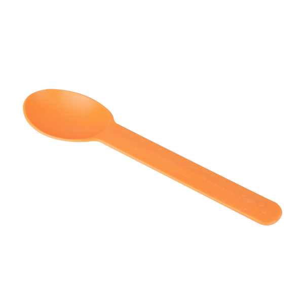 Karat Earth Heavy Weight Bio-Based Spoons - Tangerine Orange - 1,000 ct, KE-U2300 (Orange)