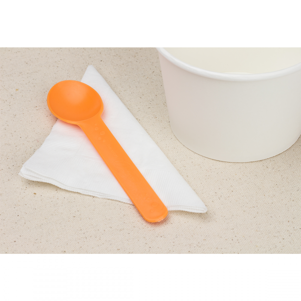 Karat Earth Heavy Weight Bio-Based Spoons - Tangerine Orange - 1,000 ct, KE-U2300 (Orange)