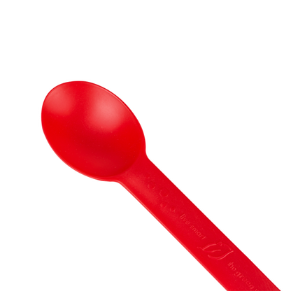 Karat Earth Heavy Weight Bio-Based Spoons - Tomato Red - 1,000 ct, KE-U2300 (Red)