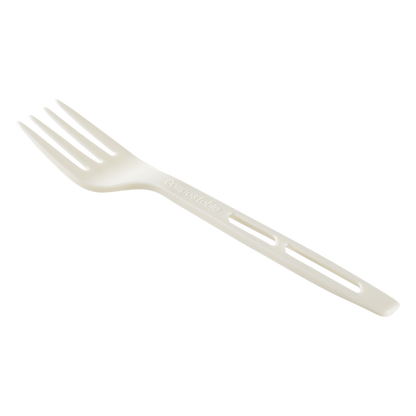 Karat Earth® WRAPPED CPLA Compostable Fork, Heavy Weight - White - 750 ct