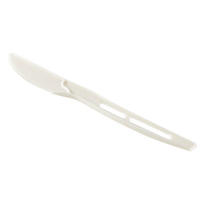 Karat Earth WRAPPED CPLA Compostable Knife, Heavy Weight - White - 750 ct