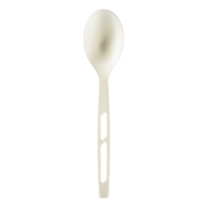 Karat Earth WRAPPED CPLA Compostable Tea Spoon, Heavy Weight - White - 750 ct