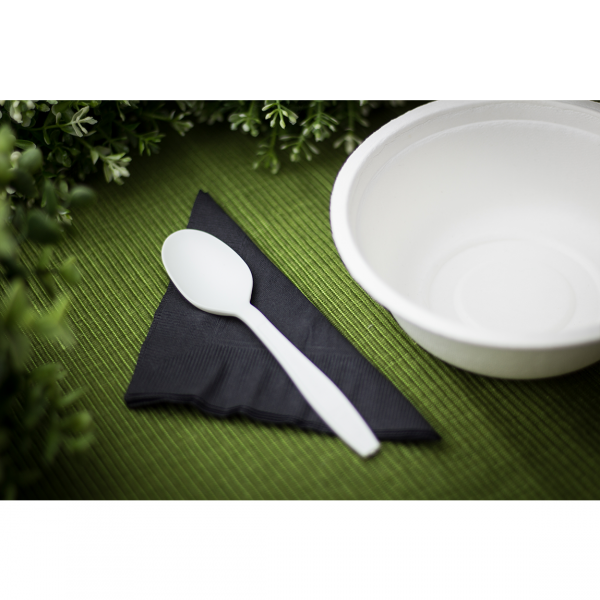 Karat Earth PLA Medium-Heavy Weight Compostable Tea Spoons Bulk Box - 1,000 ct