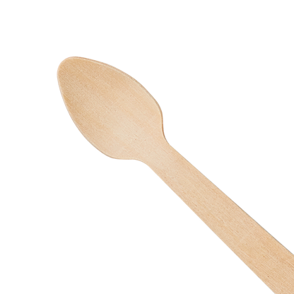 Karat Earth Wooden Compostable Heavy Weight Tasting Spoon - 4,000 ct