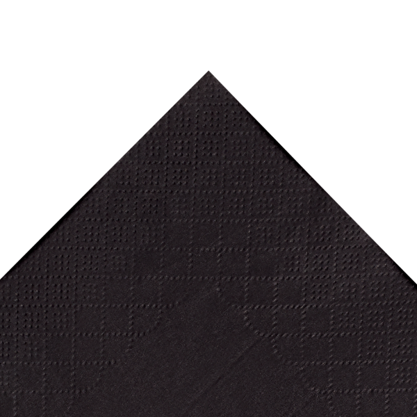 Karat 9.5"x9.5" Beverage Napkins - Black - 1,000 ct