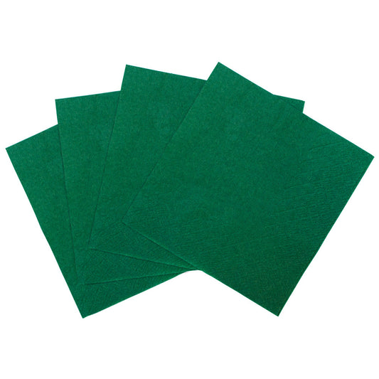 Karat 9.5"x9.5" Beverage Napkins - Green - 1,000 ct, KN-B9595-2GRE